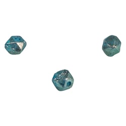 Perles de rocailles bleu pétrole 4 mm