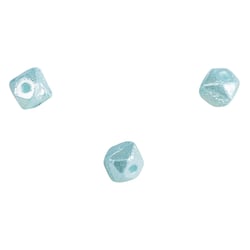 Perles de rocailles bleu tendre 4 mm