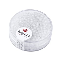 Perles de rocaille Arktis lustrées - 2.6 mm - blanc