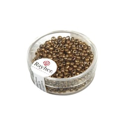 Perles de rocaille - garniture argent - 2.6 mm - 16 g - cuivre