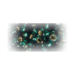 Perles de rocaille granit - 4 mm - émeraude 