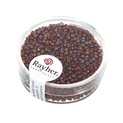 Perles de rocaille granit - 2 mm - rouge