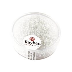 Perles de rocaille transparentes - 2 mm - cristal