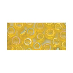 Perles de rocaille transparentes lustrées - 2 mm - brun