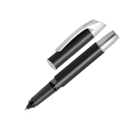 Stylo roller - Bleu - Campus - Pointe moyenne - Online - Metal black