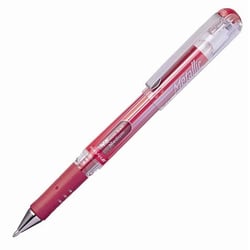 Stylo roller - Rouge - Hybrid Gel Grip - Pointe moyenne - Pentel