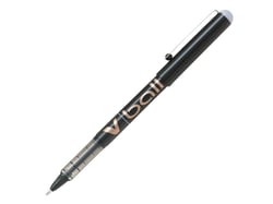 Stylo roller Pilot - V-ball 10 - Noir - Pointe large