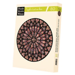 Puzzle 80 pièces - Rose Notre Dame - Puzzle Michèle Wilson