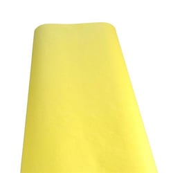 Rouleau de papier de soie jaune