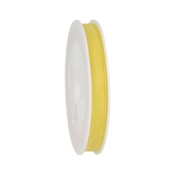 Ruban mousseline 10mm Jaune soleil