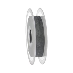 Ruban mousseline 15mm Gris