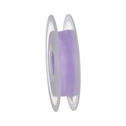 Ruban mousseline 15mm Parme