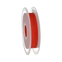 Ruban Mousseline 15mm Rouge