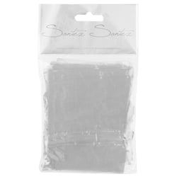 10 sachets organdi - 7.5 x 10 cm - Blanc
