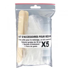 Kit d'accessoires pour résine
