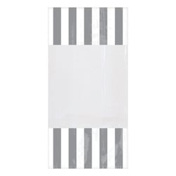 10 sachets rectangle - argent