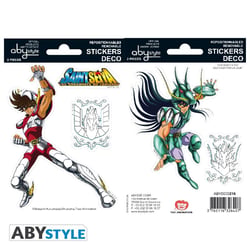 2 planches de Stickers  Saint Seya - Pégase & Shiryu