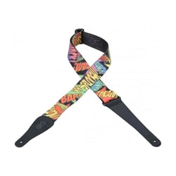 Levy's MPD2C - Sangle pour guitare polyester - Motifs tag - 5 cm 
