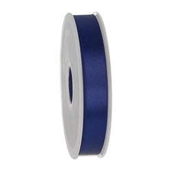 Ruban Satin Double-Face 15mm - Bleu marine
