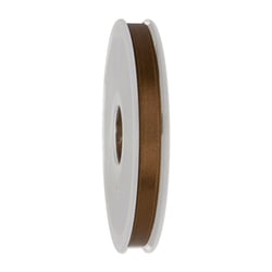 Ruban Satin Double-Face 8mm - Marron foncé