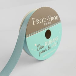 Bobinette Frou-Frou - 6  m x 9 mm - Satin double face - Eucalyptus