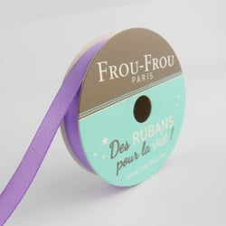 Bobinette Frou-Frou - 6 m x 9 mm - Satin double face - Lavande rosee