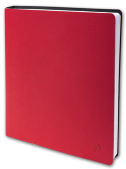 Agenda civil semainier 2022 - Exécutif Monaco - 16 x 16 cm - Quo Vadis - Rouge coquelicot