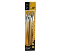 SET 10 BROSSES HUILES