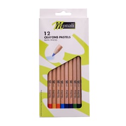 12 crayons pastels Monali