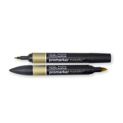 Set de 2 marqueurs Metallic or - Winsor & Newton