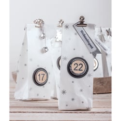 24 numéros - 3,5 cm - Calendrier de l'avent