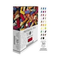 30 demi-pastels à l'écu - Assortis