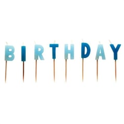 Set bougies happy birthday