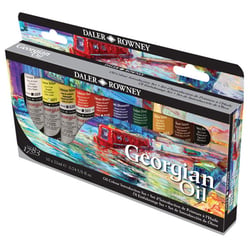 Coffret 10 x 22 ml de peinture à l'huile Georgian