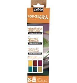 Set d'initiation Porcelaine 150 Brillante Pébéo N°2 - 6 x 20 ml