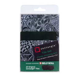 Set de 20 cartes noires pour le Zentangle