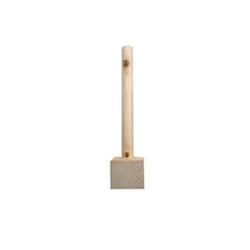 Socle en bois tige bois - 7 x 7 x 30 cm