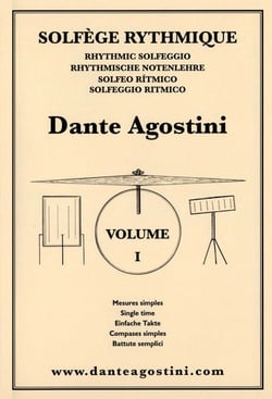 Solfège Rythmique Cahier N° 1 - Méthode solfège et formation musicale - facile