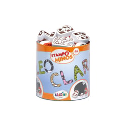 Tampons en mousse Aladine - Tampominos alphabet - 26 tampons + 1 encreur