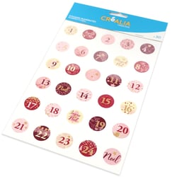 Stickers de l'Avent Créalia - So Chic