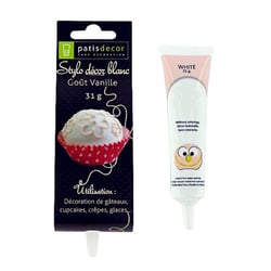Stylo pâtissier Patisdécor - Chocolat blanc - 32 g