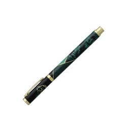 1 stylo plume - Bleu - Plumink métal Green Addict - Plume moyenne - Ink - Coloris assortis