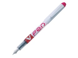 Stylo plume - Rose - V-pen - Plume moyenne - Pilot