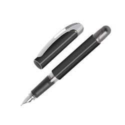 Stylo plume - Bleu - Collège gaucher - Plume moyenne - Online - Noir