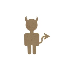 Support médium - diable - 10 cm 