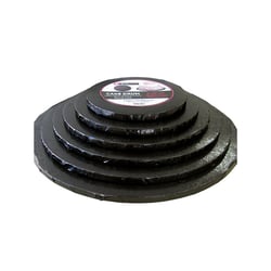 Carton rond - noir - diamètre 30cm - Gatodéco