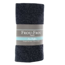 Coupon de tissu Frou-frou - 145 x 50 cm - Jogging glitter navy
