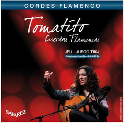 Cordes pour guitare - Savarez Tomatito T50J Flamenco - nylon plaqué argent