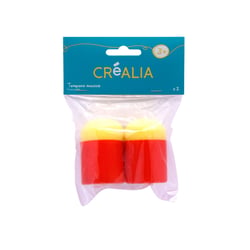 Set de 2 tampons en mousse Créalia