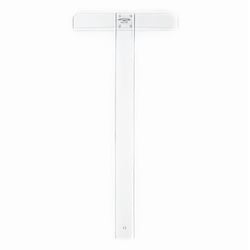 Te tête fi x e vissée 2 bords 80 cm